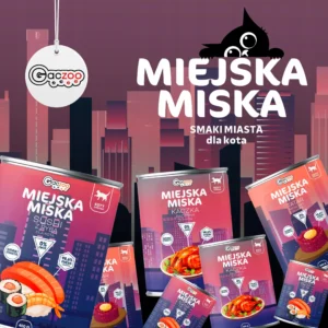 Zestaw mokrej karmy Miejska Miska dla kota